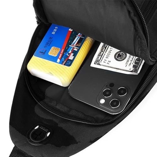 Mens Crossbody Sling Bag Classic Small Sling Backpack for Traveling Hiking Outdoors Daypacks NSDJB01