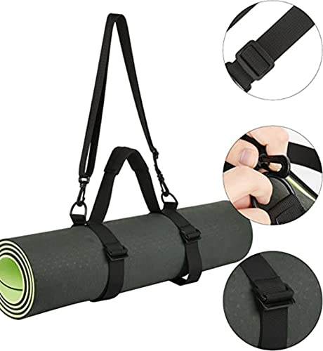 WISDING Yoga Mat Strap, Portable Yoga Mat Sling, Picnic Blanket Strap with Adjustable Shoulder Strap & Handle for Festival...