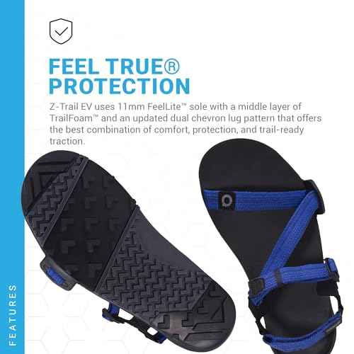 Xero Shoes Men's Z-Trail EV Barefoot Hiking Sandals