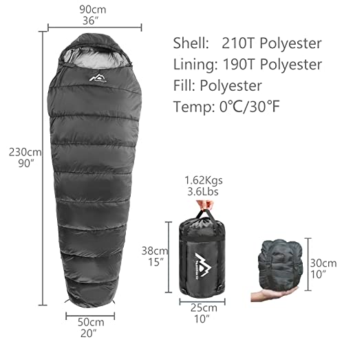 MANTUOLE Heated Sleeping Bag 5pcs Multi USB Power Support Heating Pads,Operated with Battery Power Bank or Other USB Power...