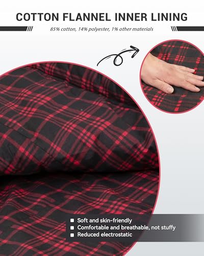 KingCamp Sleeping Bag for Adults, Cold Weather & Warm Extra Wide Big & Tall XL Portable Waterproof Flannel Sleeping Bags, ...