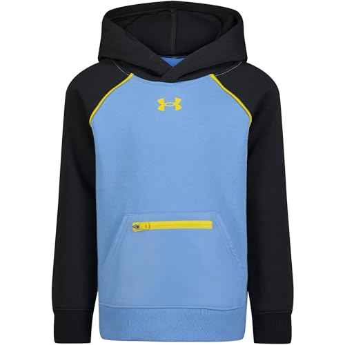 Under Armour boys Hoodie, Fleece Pullover, Twist Fabric