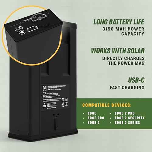 Moultrie Power Mag Rechargeable Lithium-Ion Battery Pack - Battery Pack for Edge Series Cameras - 3100mAh - Never Buy AA Batteries Again