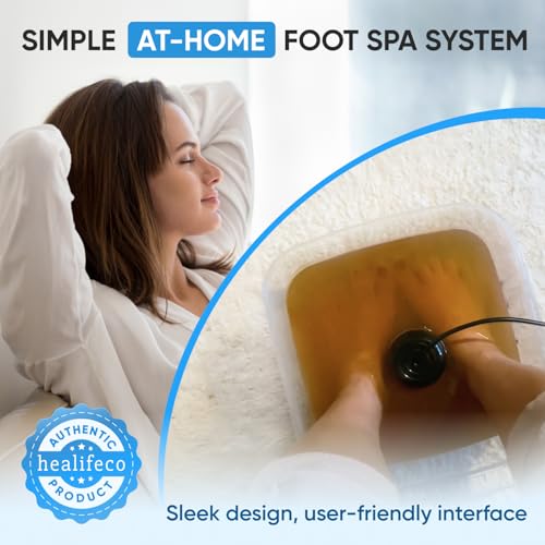 Ionic Foot Spa by Healifeco ? Ion Foot Bath Detox Machine - For Toxins, Heavy Metals & Free Radicals ? Activates 2,000 Foot Detox Nodes ? Easy 30-Min Home Detox ? 90,000+ Happy Users Trust It