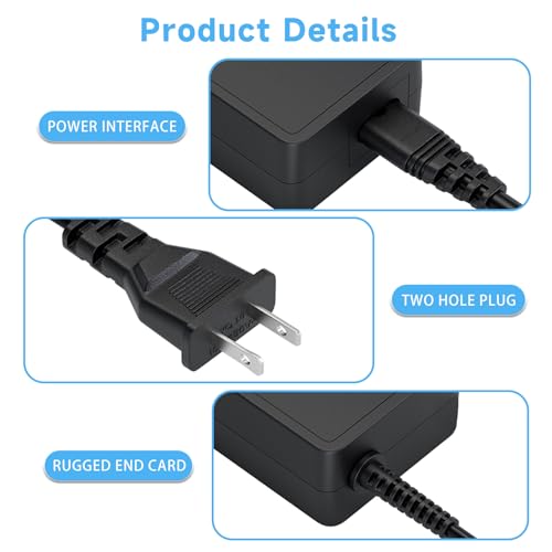 HHZ 90W AC Adapter Compatible with Resmed S9 Series VPAP CPAP Machines, 24V/3.75A Charger S9 IP21 369102 ReSmed S9 autoset CPAP 3PIN Power Cord Supply