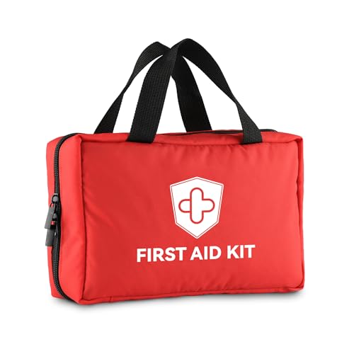 First Aid Kit - Trauma Kit with Essential Emergency Medical Supplies, Waterproof Travel First Aid Kit, Simple and Portable...