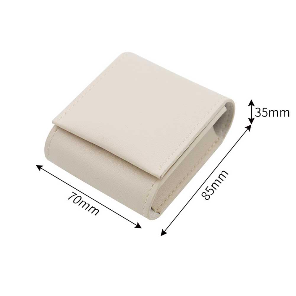 Teensery Leather Lipstick Case Portable Lip Gloss Bag Lip Balm Holder Case Lipstick Storage Box Organizer with Mirror for Women