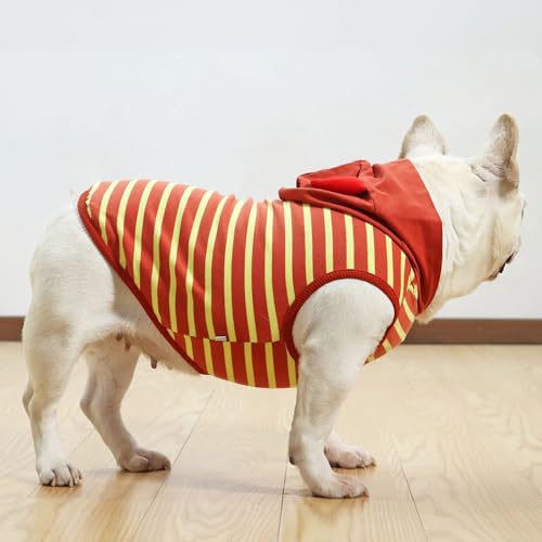 CHEERTAILS Dog Halloween Costumes for Medium Dogs, French Bulldog Clothes Frenchie Halloween Dog Costume Tank Top Summer S...