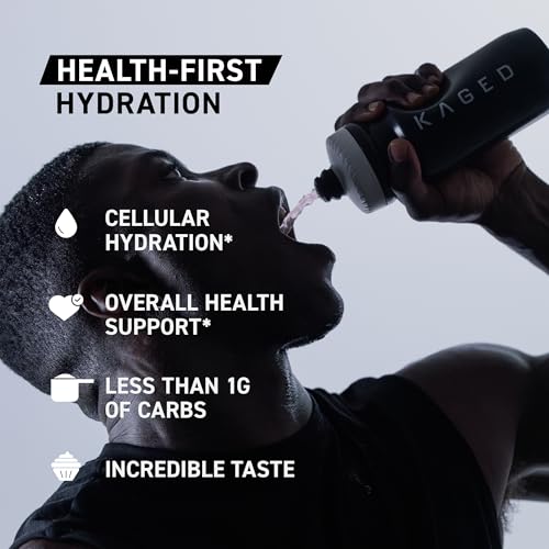 Kaged Hydration Electrolytes Powder | Watermelon | Hydra-Charge Sports Drink Mix | Pre, Post, Intra Workout | Low Carb, Ve...