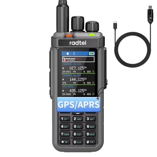 Radtel RT-880G GPS APRS Ham Radio 10W Walkie Talkie Portable CB Radio 1024 Channels HF SSB Rx with Cross-Band Repeater, 2....