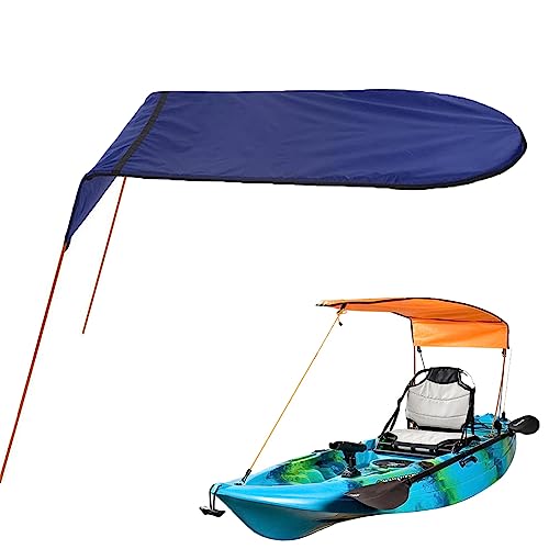 Gaderth Sun Shade Canopy for Kayak Boat Canoe, Canopy for Single Person, Waterproof Sun Shade Awning Top Cover, Universal ...