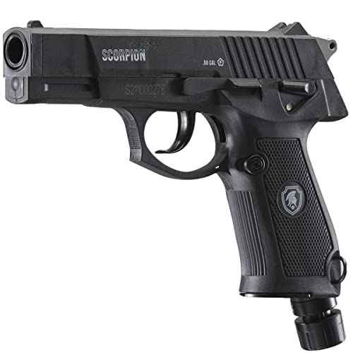 Lancer Tactical Scorpion 0.5 Caliber CO2 Non-Blowback Air Self Defense-Less Lethal, Ideal for Home and Personal Defense-Police-Grade Pepper Projectile Gun