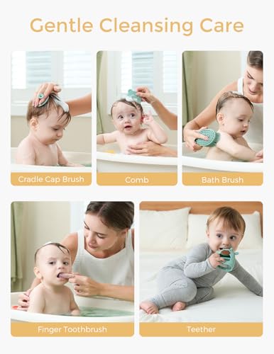 Momcozy Elite Baby Kit, Superior Baby Shower & Registry Essential Kit for Grooming & Health & Cleansing Care, Electric Nai...