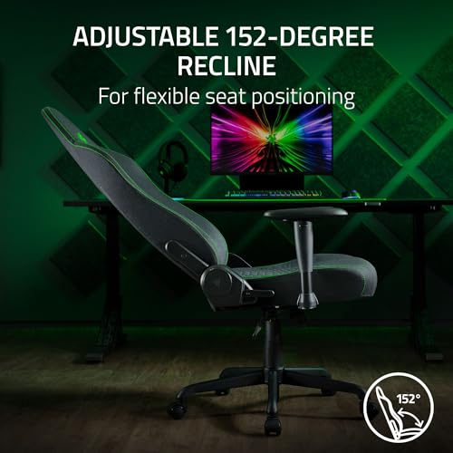 Razer Iskur V2 X Ergonomic Gaming Chair: Built-in Lumbar Support - Widened Seat Base - High Density Foam Cushions - Adjust...