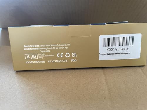 Bloomoak-99% Blue Light Blocking Glasses - Gaming Glasses - Anti Glare - Anti Fatigue -Suitable for Screens, Games, TVs