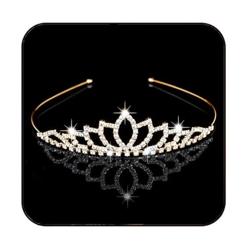 Kilshye Silver Tiaras and Crowns Rhinestone Wedding Tiara Birthday Prom Crown Hair Accessories for Women