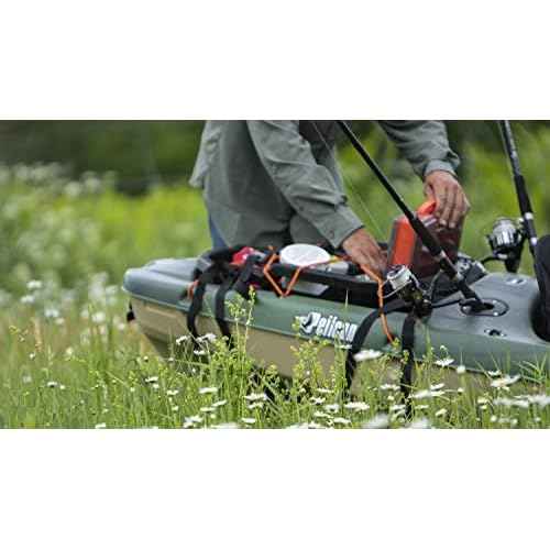 Pelican - Kayak Fishing Rod Holder - Flush Mount Rod Holder? Fishing Tackle Accessory - Recreational Kayak Rod Holder,Black