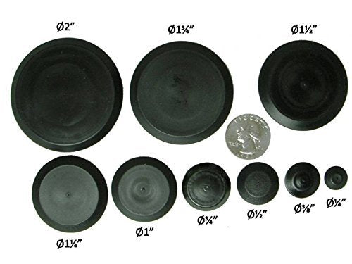 50 Piece Plastic Plugs for Round Holes - Auto Body Plugs - Body Plugs - Sheet Metal Plugs - Hole Plugs Automotive - Body Plugs Automotive TOP SECRET PDR