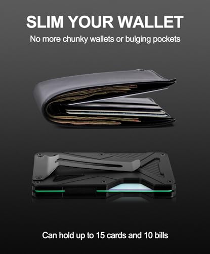 ONLOOKER Wallet for Men, Slim Tactical Wallet - Minimalist Aesthetics, Holds up to 15 Cards, RFID Safe, Blocks Chip Reader...