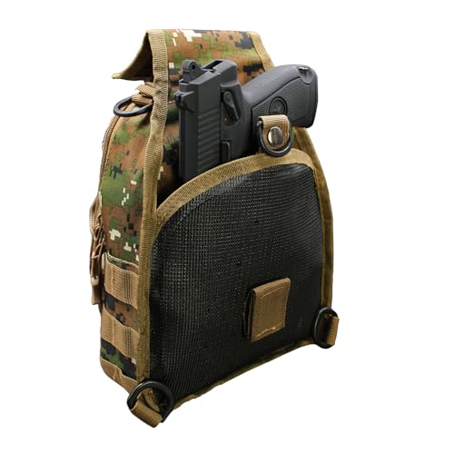 Viriber Tactical Backpack, Waterproof Military Cross-body Molle Sling Shoulder Backpack Chest Bag for Outdoor Every Day Ca...