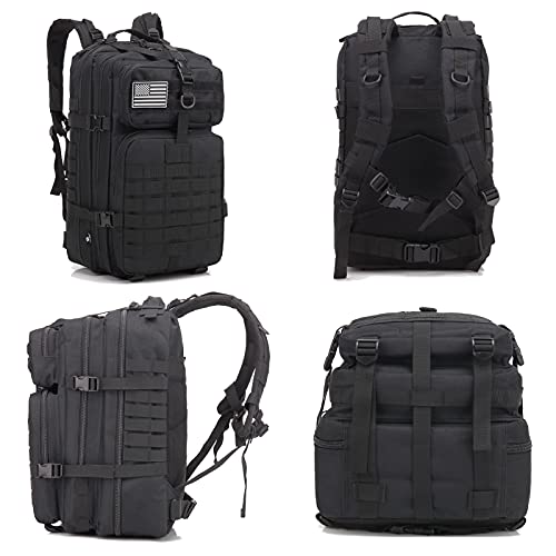 KOOYU 40L Molle Tactical Military Backpack Army Bag Assault Pack Rucksack