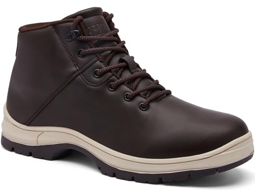 CARENURSE Mens Lightweight Hiking Boots Water Resistant Mid Ankle Work Casual Hiker Trekking Outdoor Boots Anti Slip Hikin...