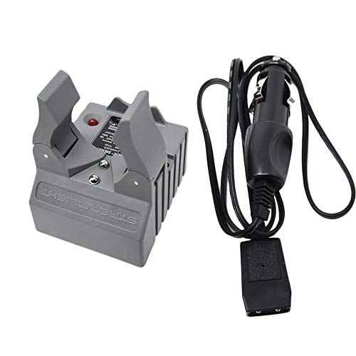 STREAMLIGHT Stinger Smart Charger Holder with 12V DC Car Charge Cord - Intended for Use with Stinger Series Flashlights