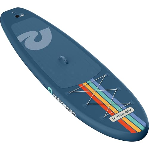 Retrospec Weekender Inflatable Stand Up Paddle Board Includes Paddle, Pump, Travel Bag and Accessories 10’6” Lightweight I...