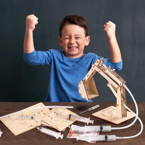 STEM Science Kits for Kids Ages 8-12 8-10, Wood Building Crafts Kits for Boys, STEM Toys for Ages 8-13 9 10 11 Year Old Gi...