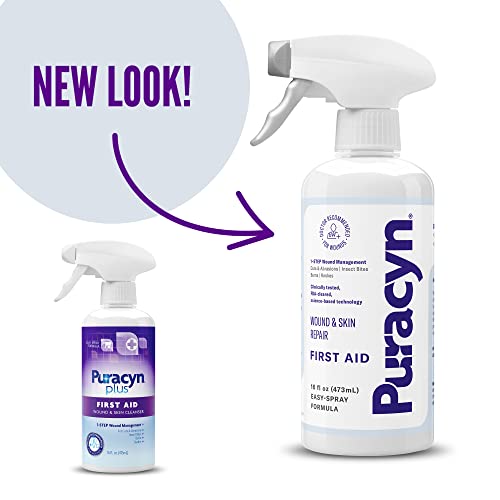 Puracyn Plus First Aid Wound and Skin Cleanser, 16 Fluid Ounce