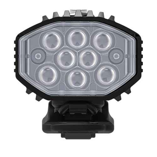 LEZYNE Micro Drive Bicycle USB Rechargeable IPX7 Waterproof White LED Front Light w/Multiple Solid & Flash Modes | Integrated Silicone Rubber Strap Mount - 800/600 Lumens Options