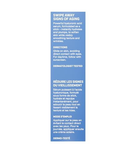 MARKER Hydrate Stick, Hyaluronic Acid Serum Stick for Dry Skin, Plumpness & Smooth Texture, with Squalane, 0.3 oz (10 g), ...
