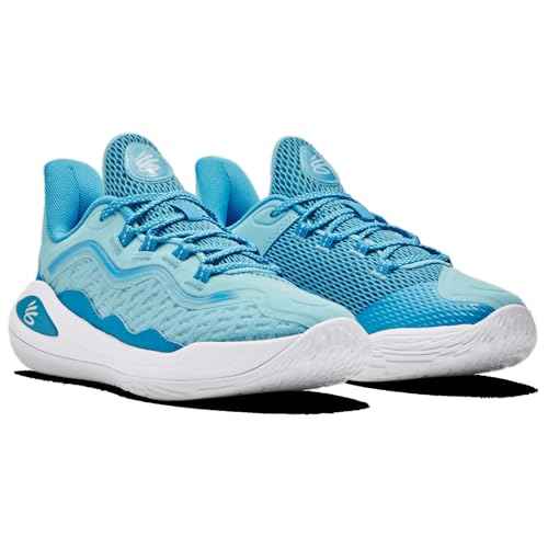 Under Armour Curry 11 MG - Boys' Grade School (White/Blue)