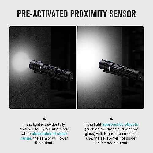OLIGHT Warrior Mini3 Tactical Flashlight, Dual Switches LED Rechargeable Light with MCC3 Charger, 1750 Lumens Powerful EDC Light for Camping, Emergency and Outdoor (Black)