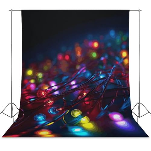 Many Colored Lights Backdrop Background for Photography High Density Polyester Fabric Background Banner Seamless Photo Boo...