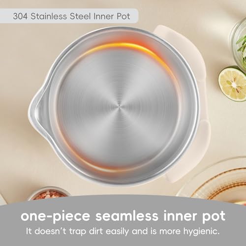Premium Travel-Friendly Foldable Electric Kettle - 21oz Hot Water Boiler with for Coffee, Tea & Instant Drinks, Portable &...