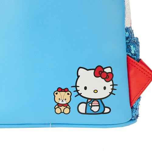 Loungefly Sanrio Sequin Hello Kitty Mini Backpack: Sparkling Style with Iconic Cuteness!