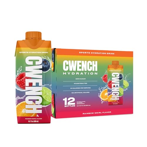 Cwench Hydration Ready To Drink Rainbow Swirl 12x16.9oz