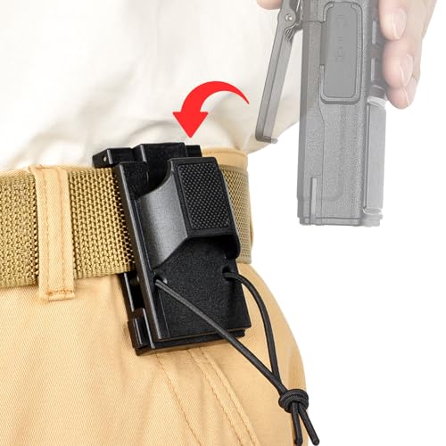 iGuerburn Radio Holster for Duty Belt Accessories for 1.75"/2"/2.25'' Belts, Radio Holder Clip Law Enforcement Police Gea...