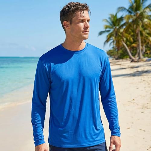 Hardcore Men's Long Sleeve Loose Fit Rash Guard Surf Shirt Water Sports Swimwear