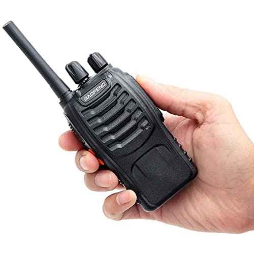 BAOFENG BF-88A Walkie Talkies Handheld FRS Radio License-Free Walkie Talkie for Adults Long Range 16 Channels Two Way Radio with USB C Charger Pack of 6