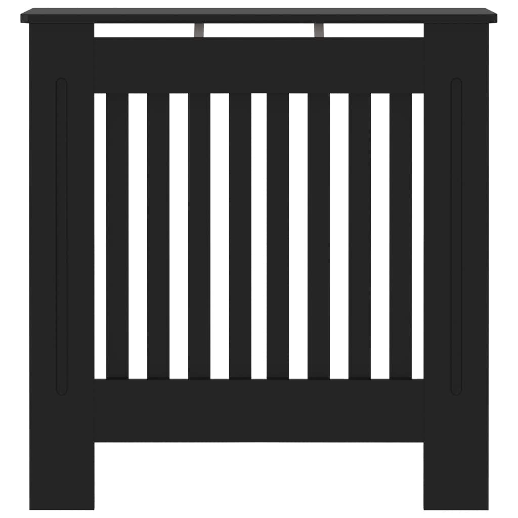 GOLINPEILO Radiator Cover Black MDF Heater Cover Cabinet Shelf Household Appliance Heating Accessories, Living Room Furniture Decor with Vertical Style, 30.7" x 7.5" x 32.1"/Vertical Style