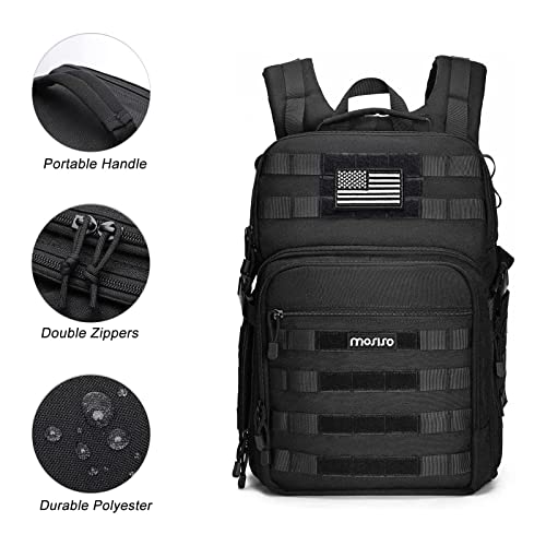 MOSISO Camera Backpack, DSLR/SLR/Mirrorless Tactical Camera Bag Case with Laptop Compartment Compatible with Canon/Nikon/S...