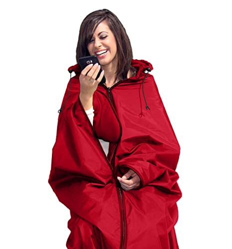 Ultimate Sports Wrap - PATENTED - The Only WEARABLE Weatherproof/Stadium/Picnic/Sports Blanket, complete with Upper and Lo...