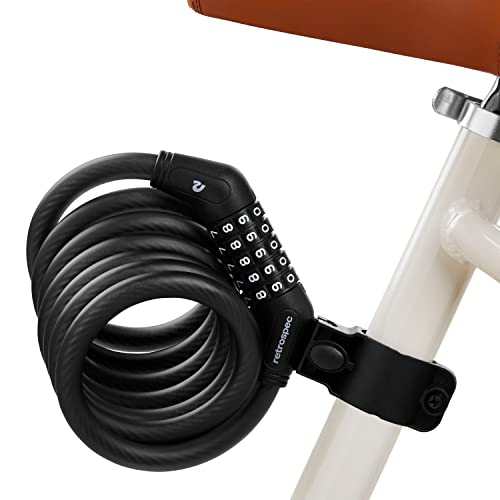 Grizzly Plus Integrated Combo Cable Bike Lock - 12mm