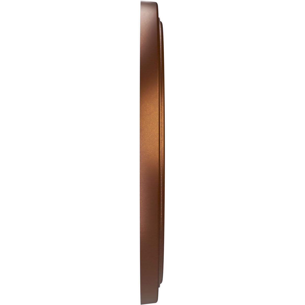 19Od X 3 1/2Id X 1 1/2P Traditional Thermoformed Pvc Ceiling Medallion (Fits Canopies Up To 11 1/2), Metallic Dark Copper