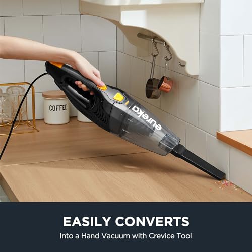 Eureka Blaze Stick Vacuum Cleaner, Powerful Suction 3-in-1 Small Handheld Vac with Filter for Hard Floor Lightweight Uprig...