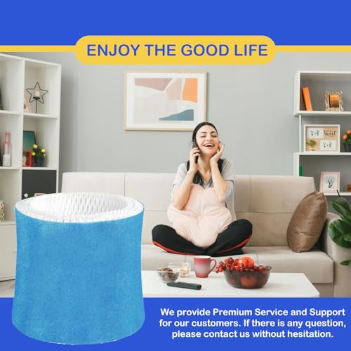 Roninby Humidifier Wicking Filter Replacement 2.0 Compatible with Canopy Bedside and Nursery Humidifier 2.0, Wood Pulp & P...