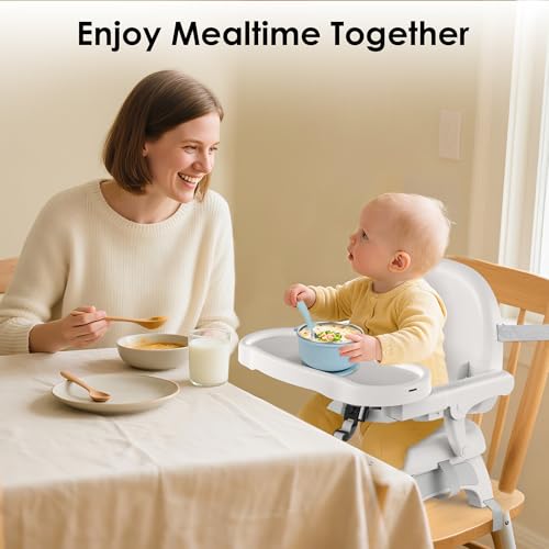 Premium Bella’s Friends 3-in-1 Toddler Booster Seat for Dining Table and Kitchen Chair with Adjustable Tray and Safety Str...