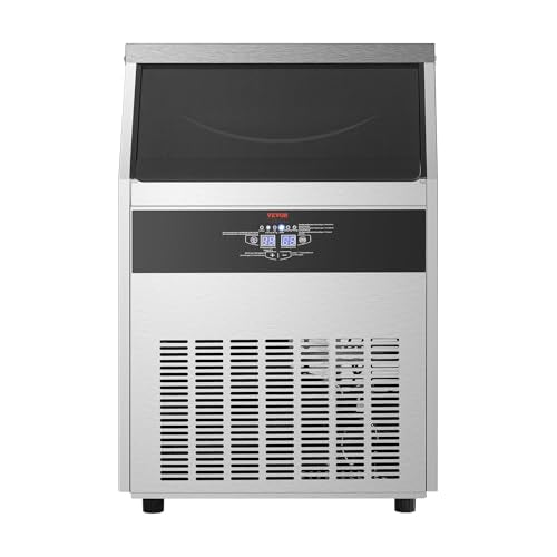 VEVOR Freestanding Ice Maker Machine for Bar Office Restaurant (265lbs/24H)